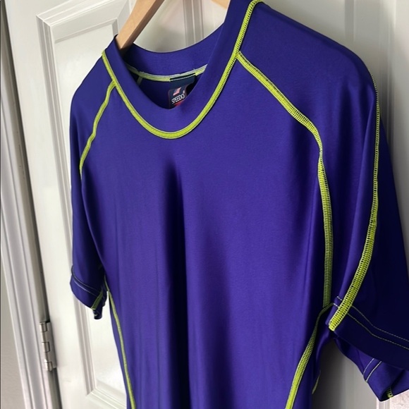 Speedo Men's Blue Rashguard - Picture 2 of 8